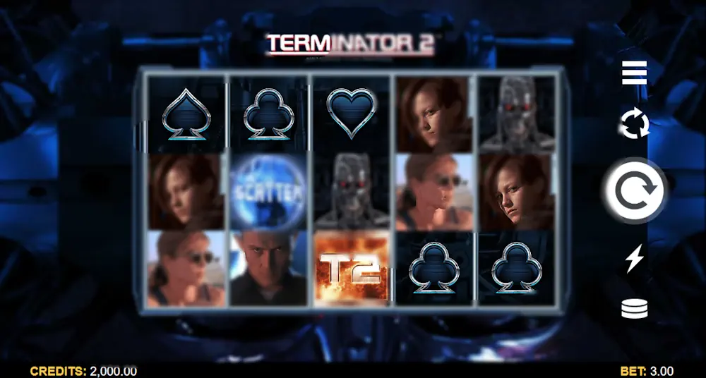 Terminator 2 Microgaming (Games Global now) Games Screenshot